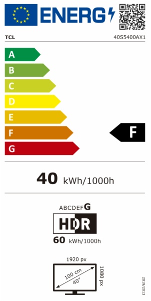 TELEVISOR LED TCL 40S5400A